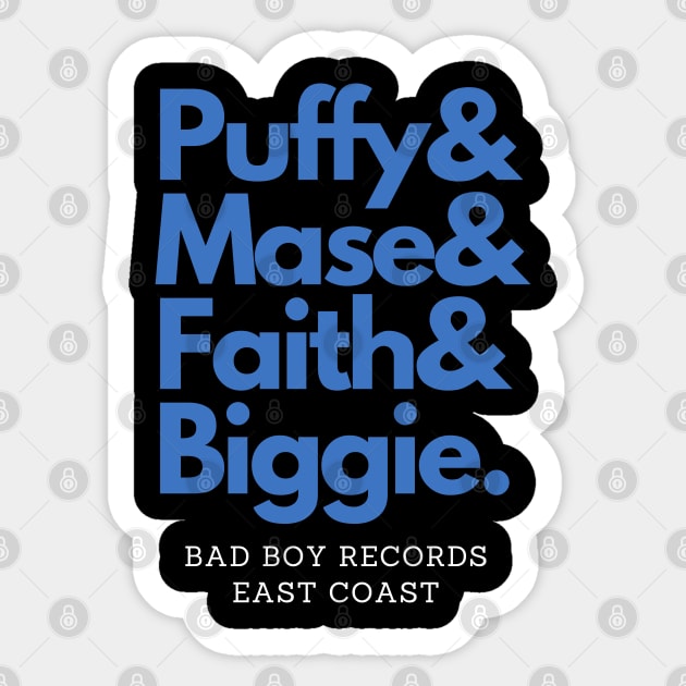 Bad Boy Records Sticker by capognad